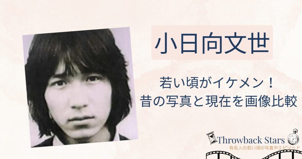 小日向文世の若い頃がイケメン！昔の写真と現在を画像比較