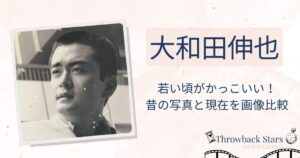 大和田伸也の若い頃がかっこいい！昔の写真と現在を画像比較